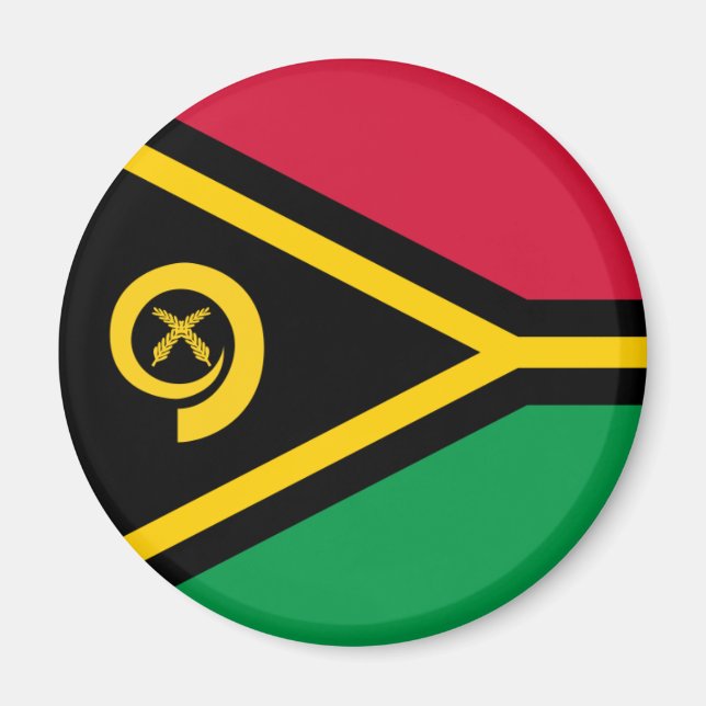 vanuatu flag magnet (Front)