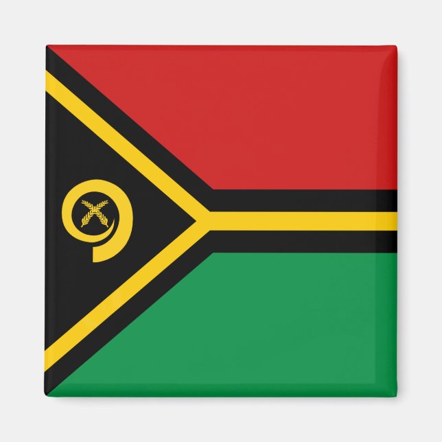 Vanuatu Flag Magnet (Front)
