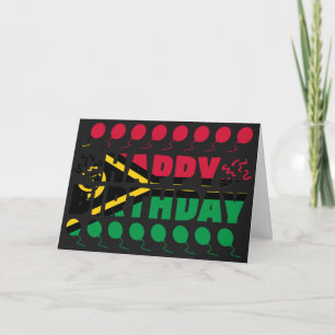 Vanuatu Flag Patriotic Birthday Card