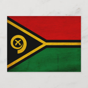 Vanuatu Flag Postcard