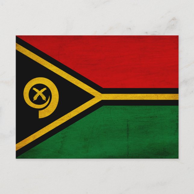 Vanuatu Flag Postcard (Front)