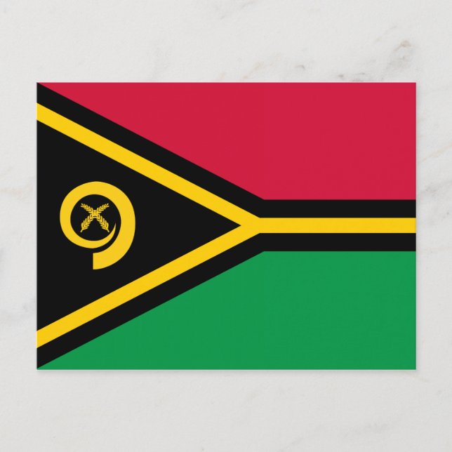 Vanuatu Flag Postcard (Front)