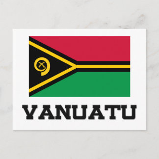 Vanuatu Flag Postcard