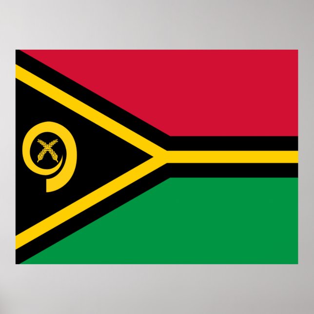 Vanuatu Flag Poster (Front)