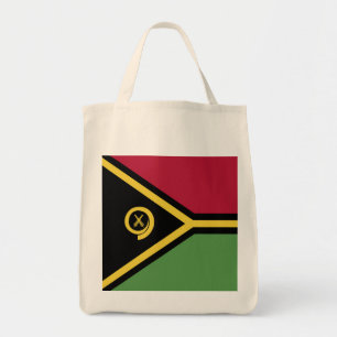 Vanuatu flag tote bag