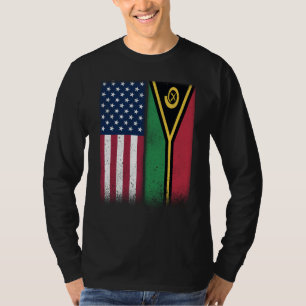 Vanuatu Vanuatu American Flags Proud USA Vanuatu T-Shirt