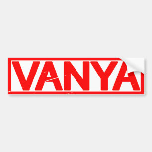 Vanya Stamp Bumper Sticker
