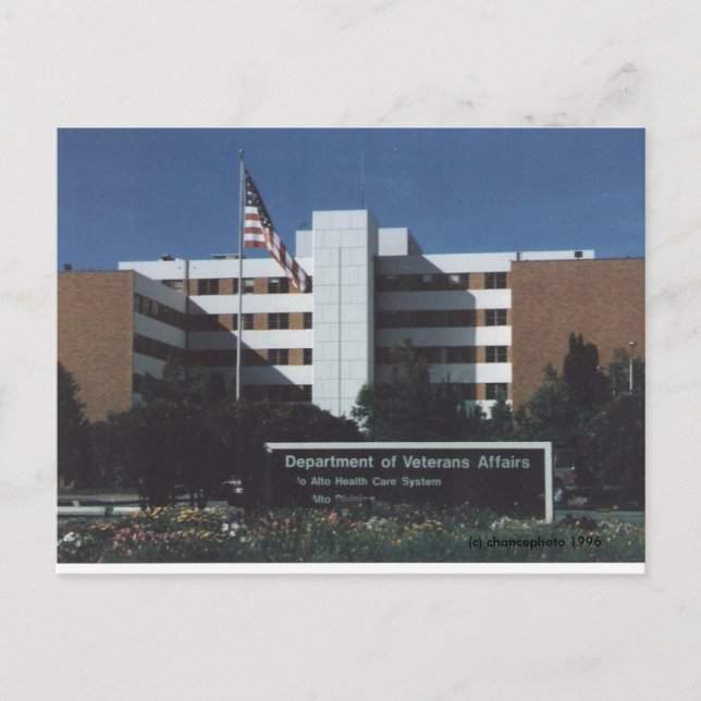 VAPAHCS Palo Alto 1996, (c) chancephoto 1996 Postcard (Front)