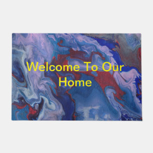 Vape Abstract Door Mat
