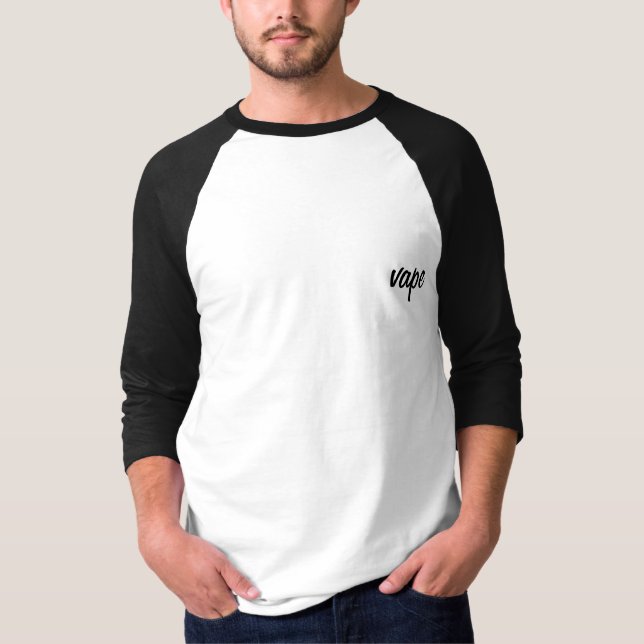 Vape Baseball Tee (Front)