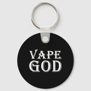 Vape God Funny Vaping Costume For Anti Smokers Who Key Ring