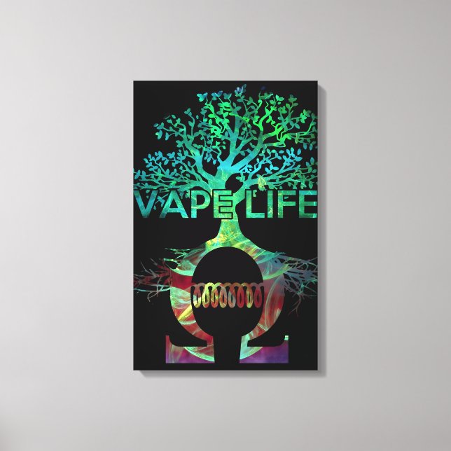 Vape Life Canvas Print (Front)