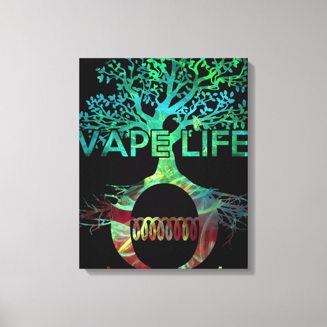 Vape Life Canvas Print (Front)
