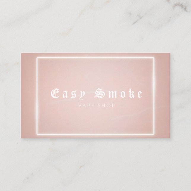 Vape Shop Business Card (Front)