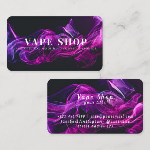 Vape Shop Business Card