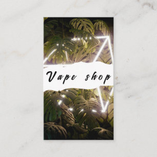 Vape Shop Smoke Cigarette Business Card