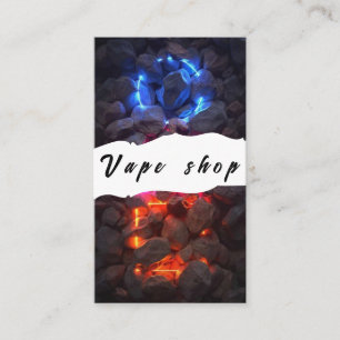 Vape Shop Smoke Cigarette Business Card