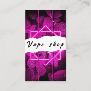 Vape Shop Smoke Cigarette Business Card