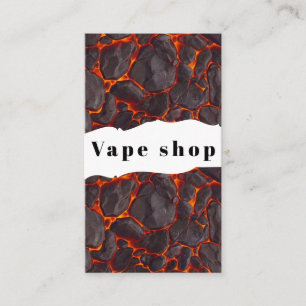 Vape Shop Smoke Cigarette Business Card