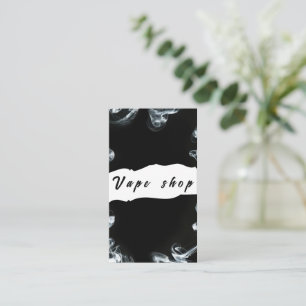 Vape Shop Smoke Cigarette Business Card