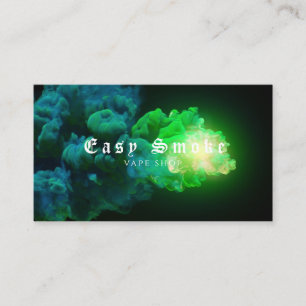 Vape Smoke Shop Store Electronic Cigarette Business Card
