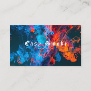 Vape Smoke Shop Store Electronic Cigarette Business Card