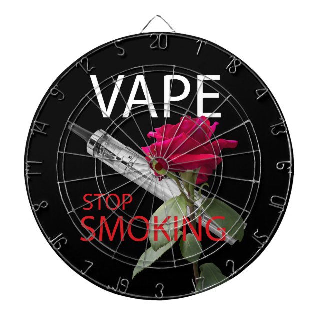 Vape. Stop smoking Dartboard (Front)