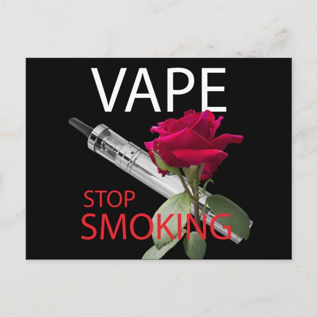 Vape. Stop smoking Postcard (Front)