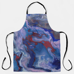 Vape Vibrant Abstract Purple Apron
