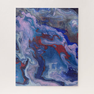 Vape Vibrant Abstract Purple Puzzle