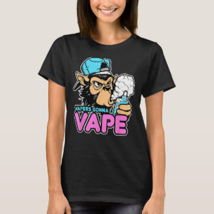Vapers Gonna Vape Gorilla Vape Tee