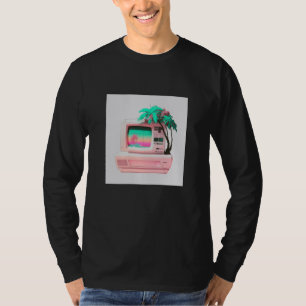 Vaperwave Aesthetic Glitch Retrowave Synthwave  12 T-Shirt