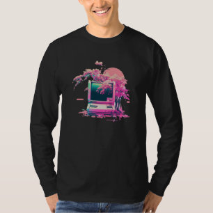 Vaperwave Aesthetic Glitch Retrowave Synthwave  14 T-Shirt