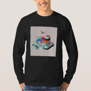 Vaperwave Aesthetic Glitch Sushi Retrowave Synthwa T-Shirt