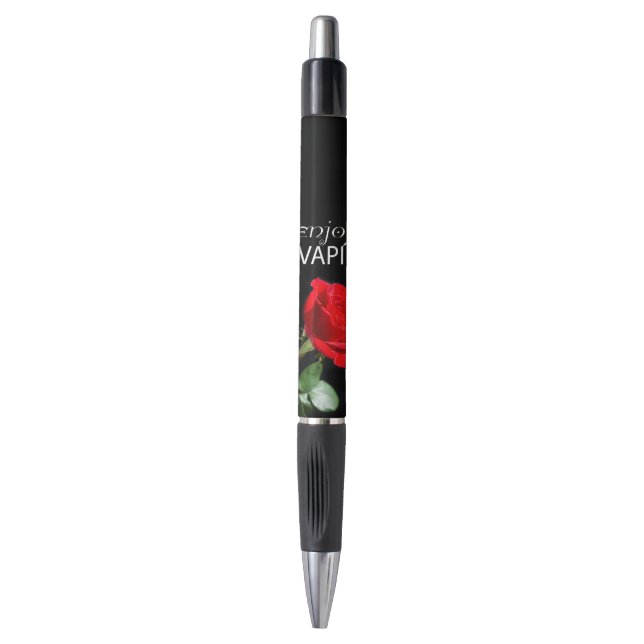 Vaping and rose flower (Front Vertical)