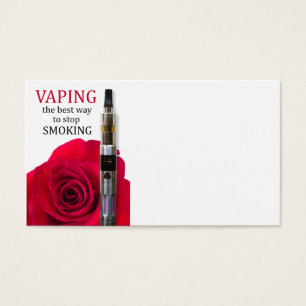 Vaping and rose flower