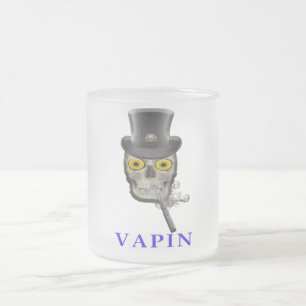 Vaping Frosted Glass Coffee Mug