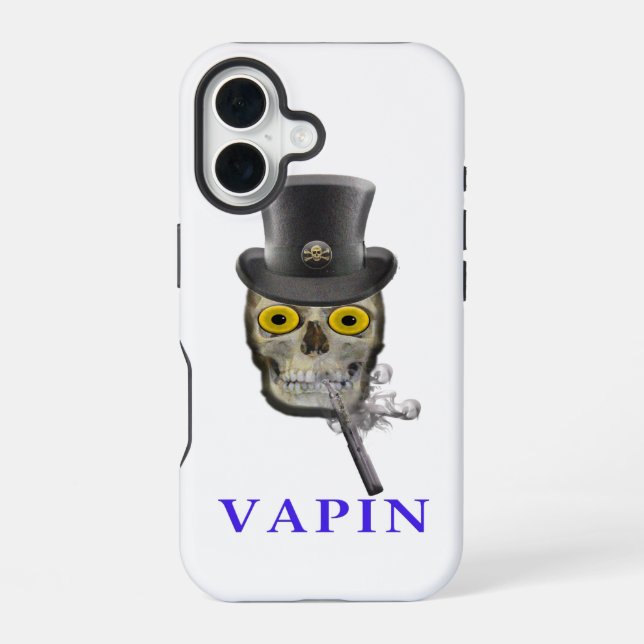 Vaping iPhone 16 Case (Back)