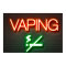 Vaping Neon Sign Poster