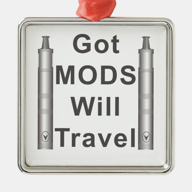 Vaping Rocks Metal Tree Decoration (Front)