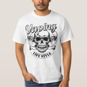 Vaping Skull - Bold & Edgy T-Shirt
