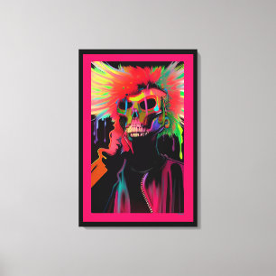 Vaporface Death Rattle Canvas Print