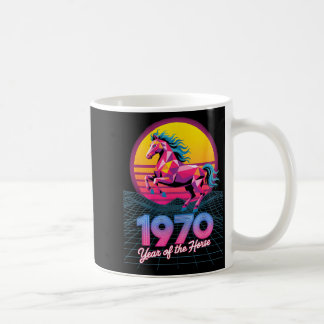 Vaporwave 2026 Year Horse 1978 48th Birthday Fortu Coffee Mug