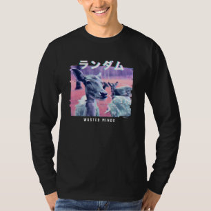 Vaporwave Aesthetic Glitch 80s Retro Deer T-Shirt