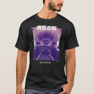 Vaporwave Aesthetic Glitch Industry 80s Retro T-Shirt