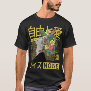 Vaporwave  Aesthetic  Japanese Korean Flower Botan T-Shirt