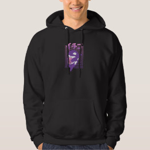 Vaporwave Aesthetic Orca Whale for Vaporwave Aesth Hoodie