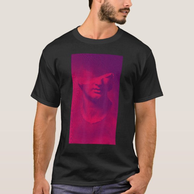 Vaporwave Aesthetic Retro 80s Synthwave Retrowave  T-Shirt (Front)