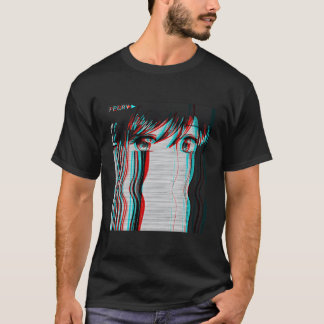 Vaporwave Aesthetic Sad Anime E E Harajuku T-Shirt