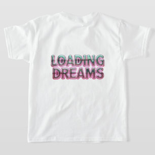 Vaporwave Aesthetics with Glitch Effect and Neon  T-Shirt